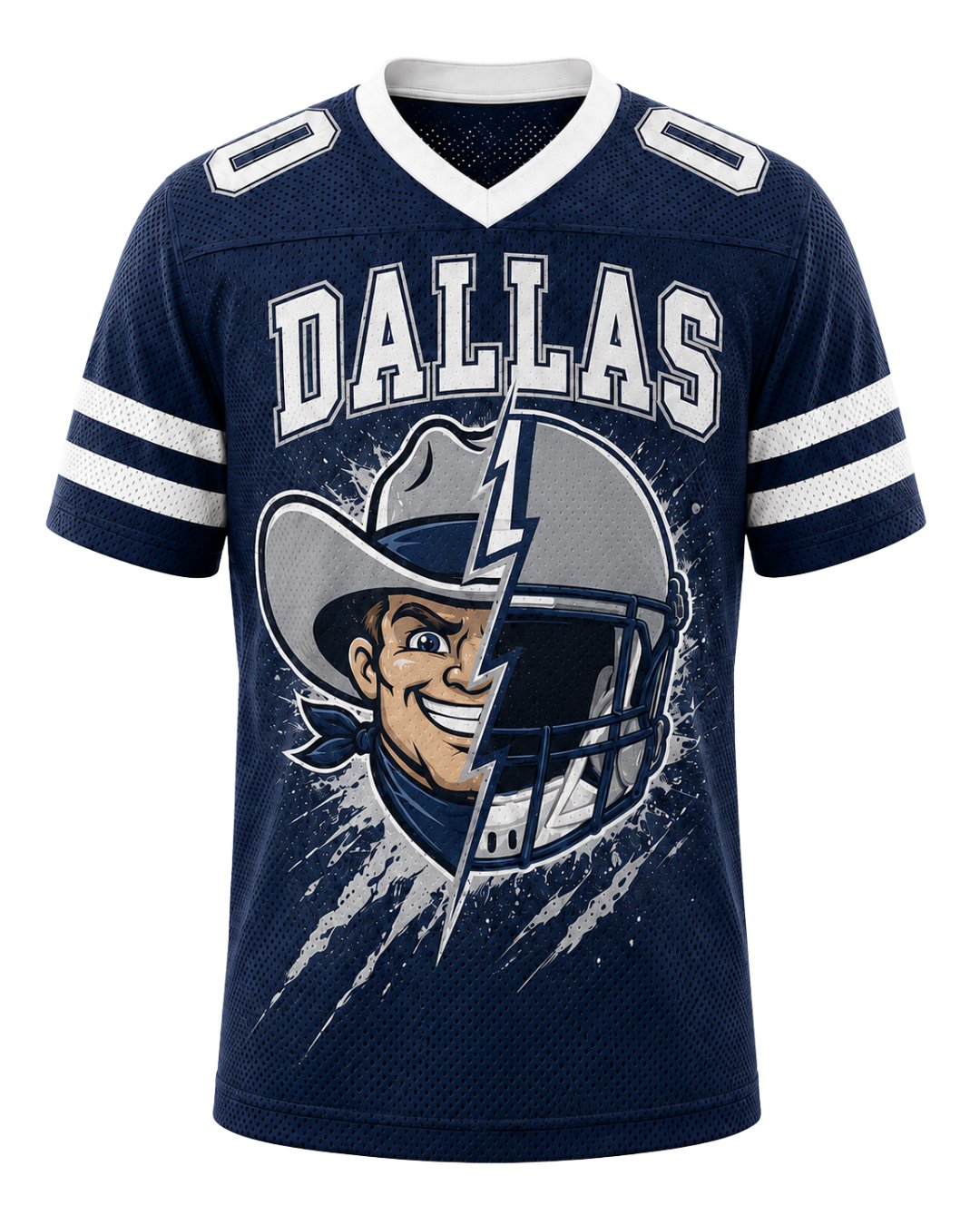 Personalized Name & Number Dallas Mascot Jersey Football