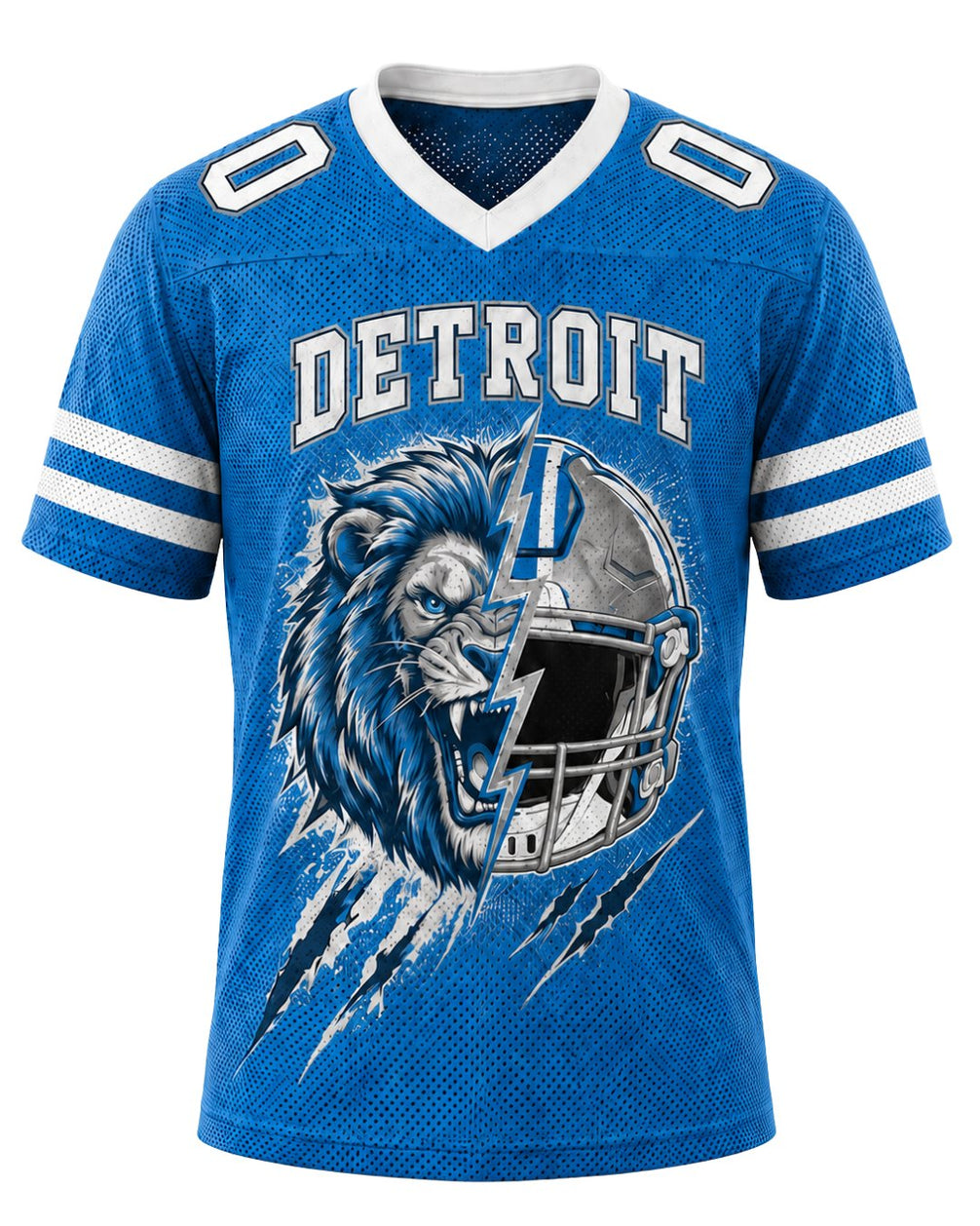 Personalized Name & Number Detroit Mascot Jersey Football