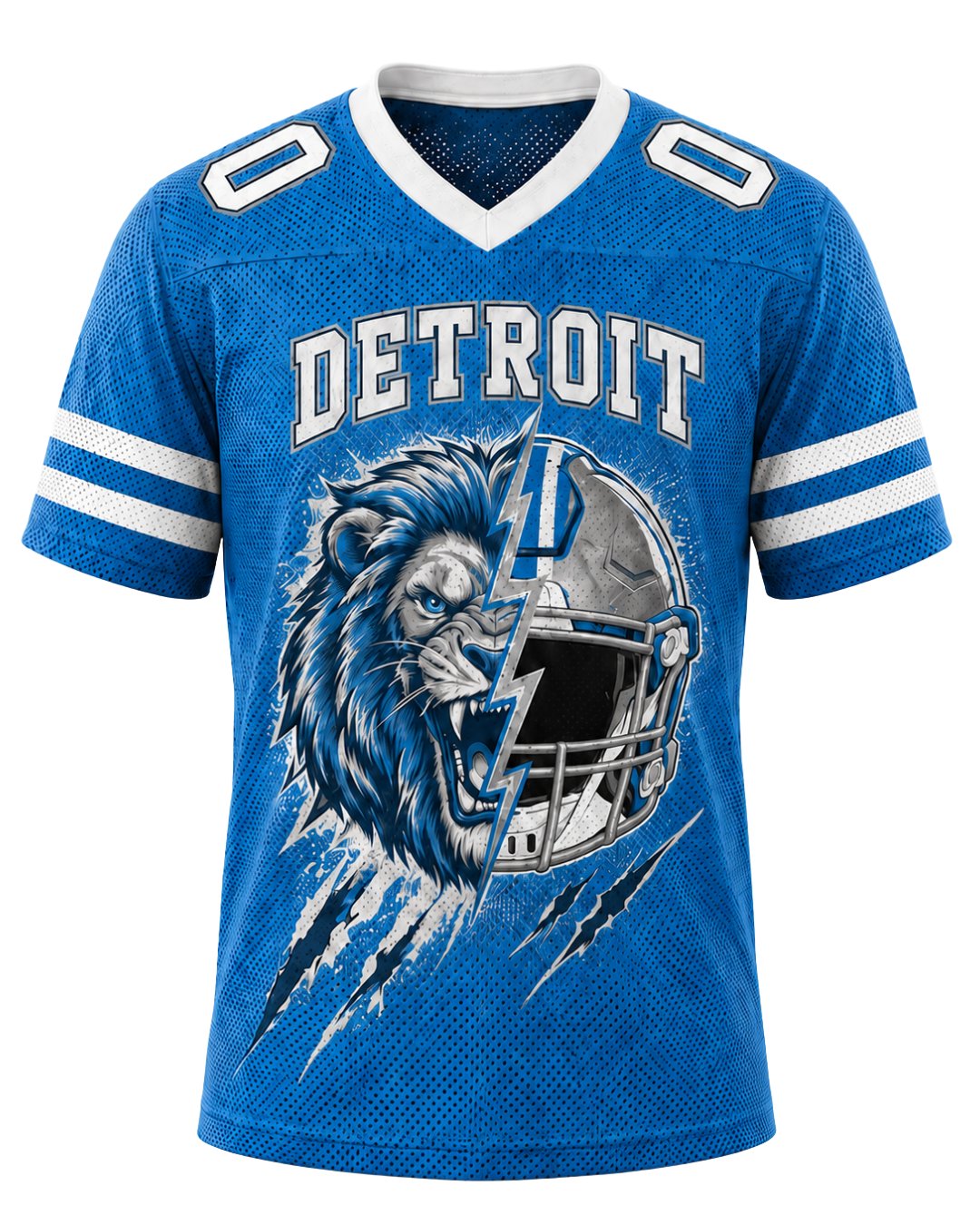 Personalized Name & Number Detroit Mascot Jersey Football