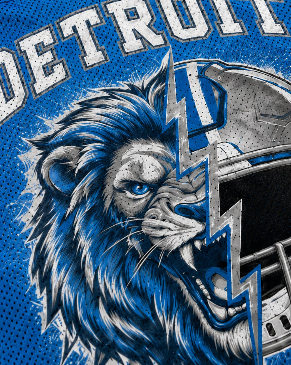 Personalized Name & Number Detroit Mascot Jersey Football