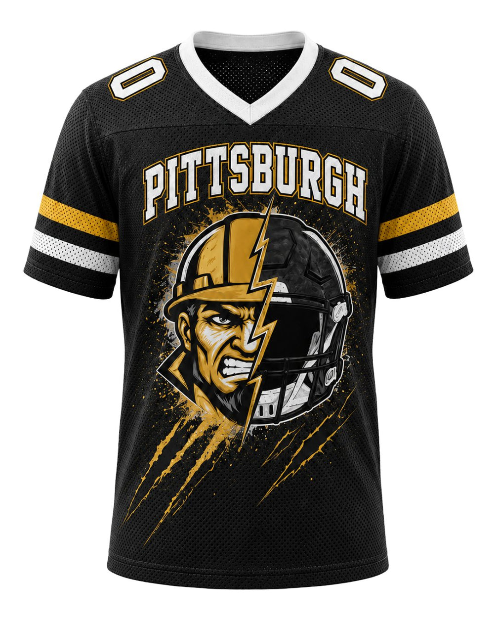 Personalized Name & Number Pittsburgh Mascot Jersey Football