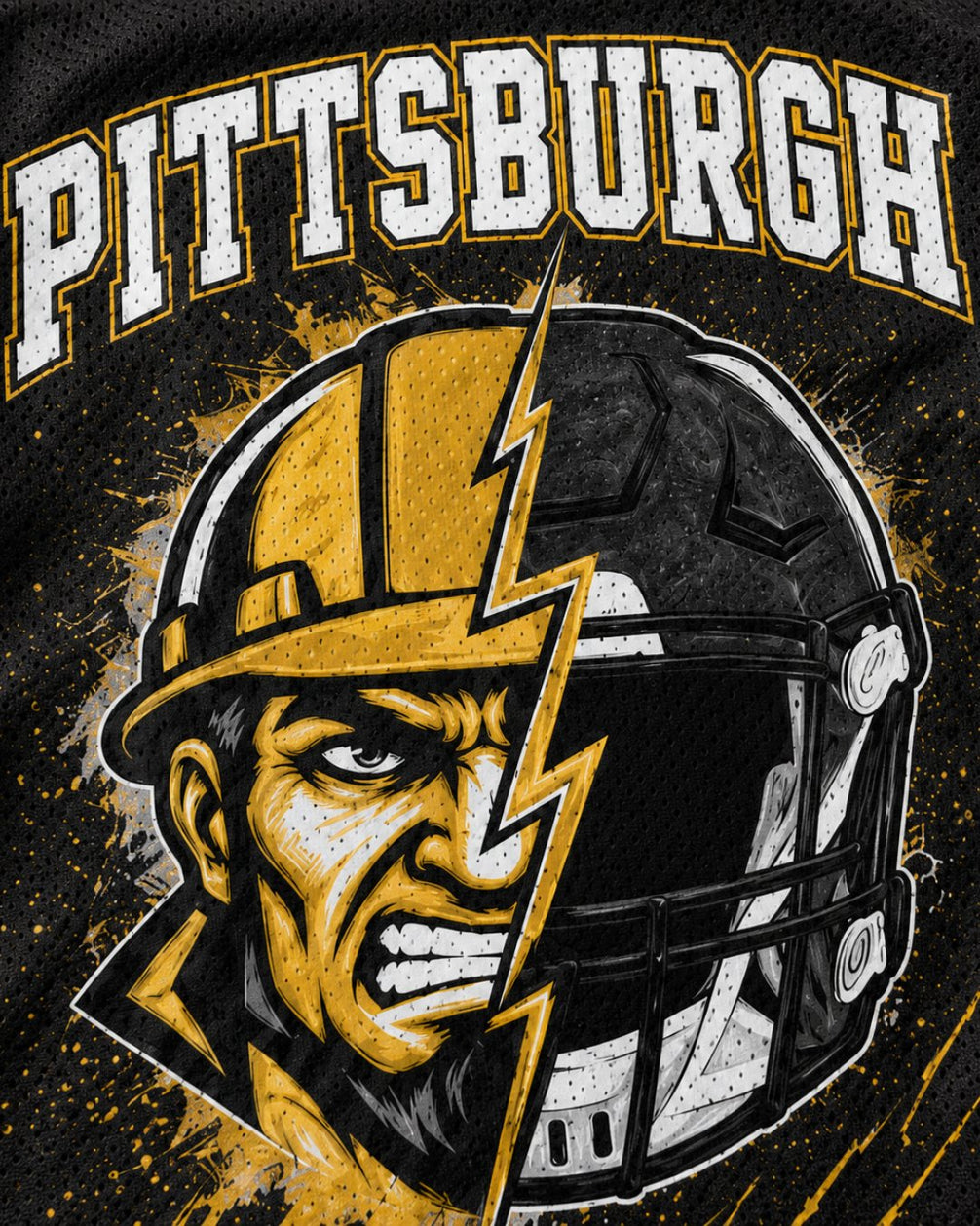 Personalized Name & Number Pittsburgh Mascot Jersey Football
