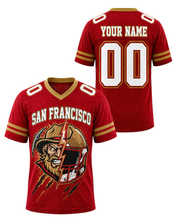 Personalized Name & Number San Francisco Mascot Jersey Football