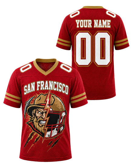 Personalized Name & Number San Francisco Mascot Jersey Football