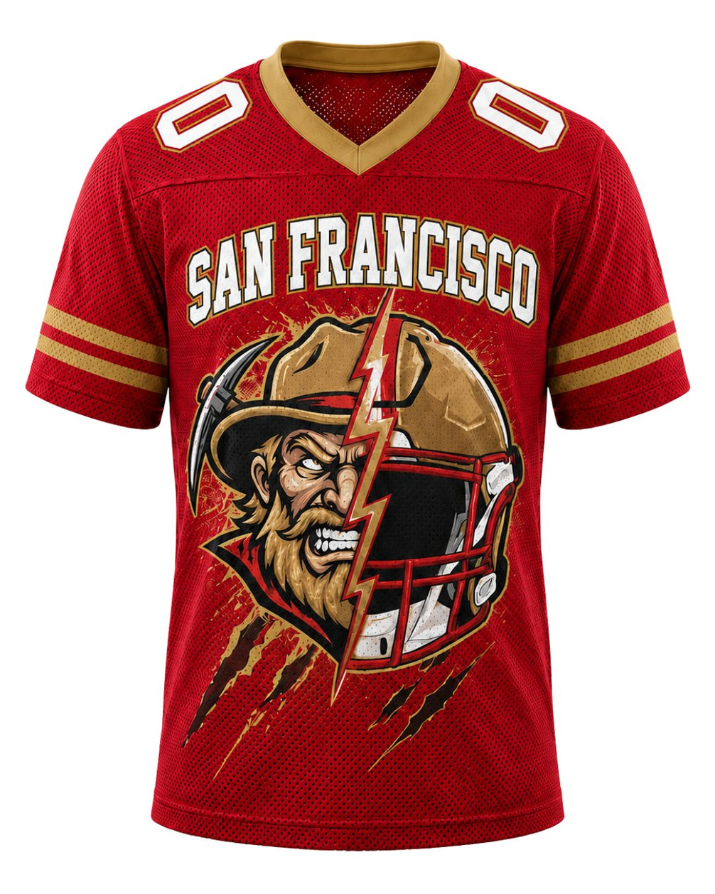 Personalized Name & Number San Francisco Mascot Jersey Football
