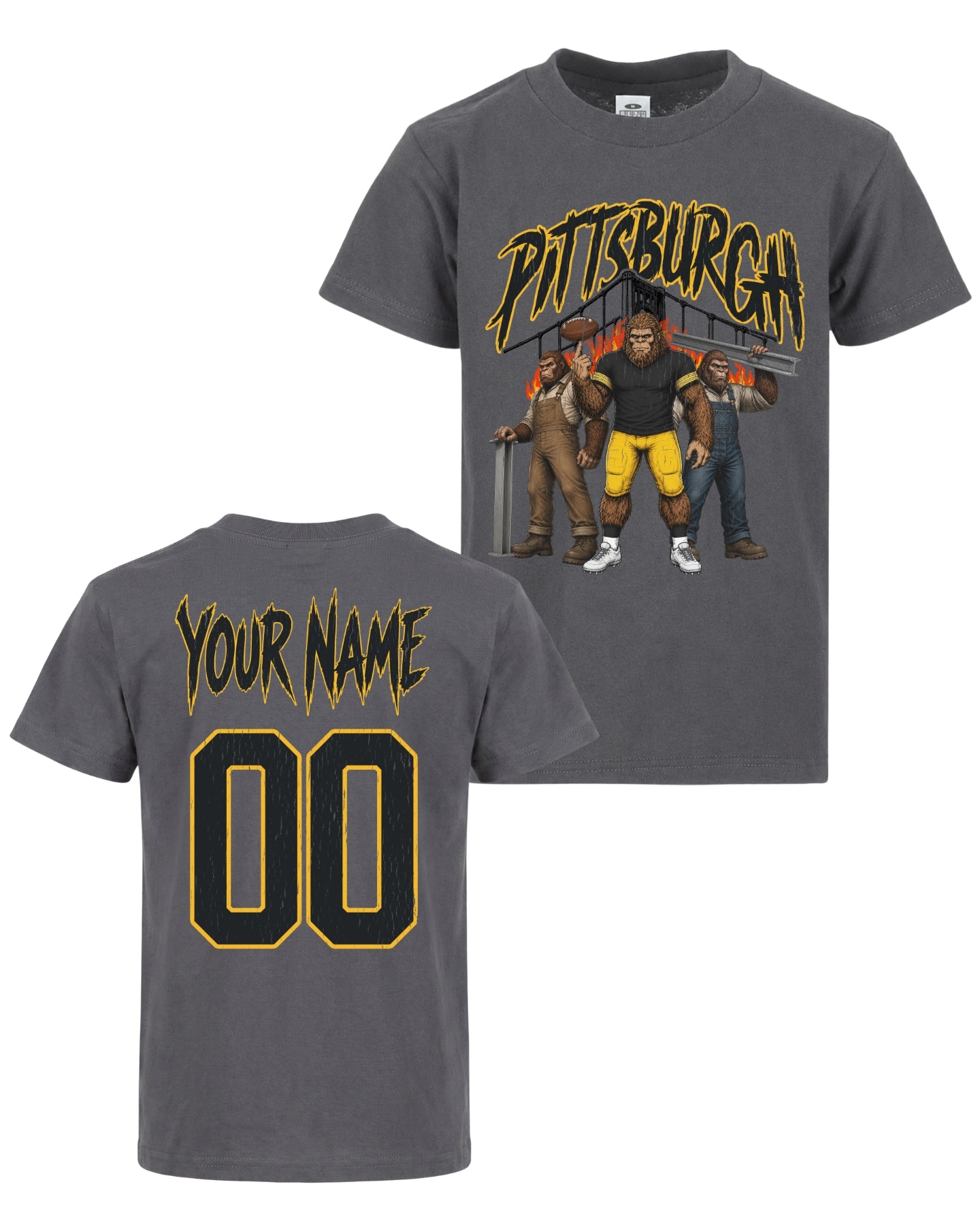 Personalized Pittsburgh Phantom Inferno Football T-shirt
