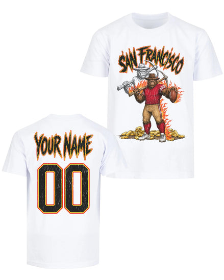 Personalized San Francisco Phantom Inferno Football T-shirt