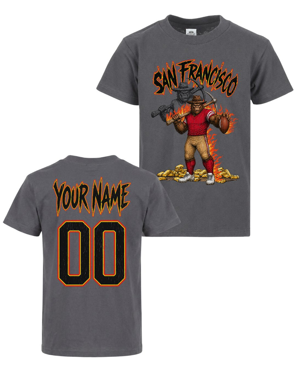 Personalized San Francisco Phantom Inferno Football T-shirt