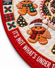 Personalized Who's Around It Family Quilted Christmas Tree Skirt