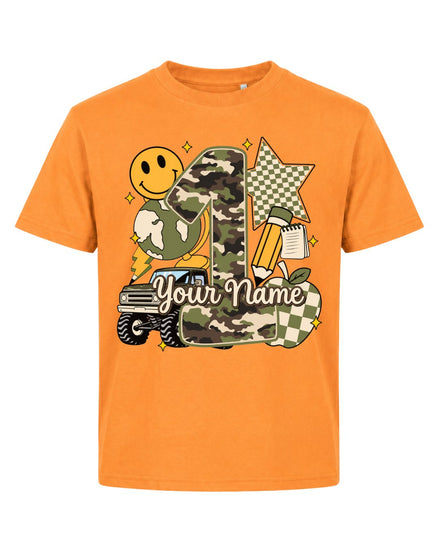 Personalized Your Kid Name Fifth Grade Youth Tee