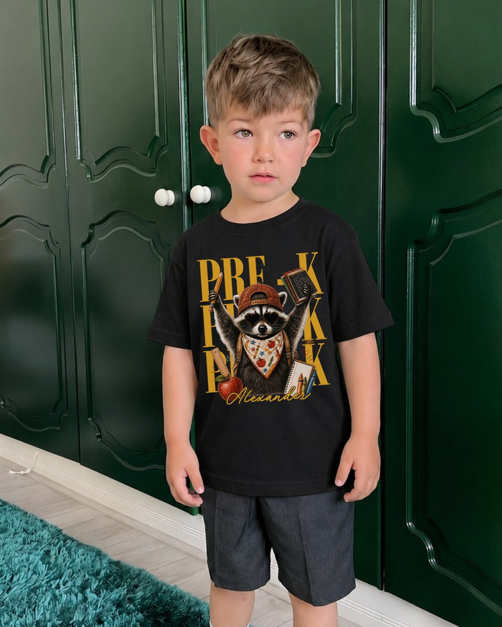 Camo Pencil Fifth Grade Youth Tee