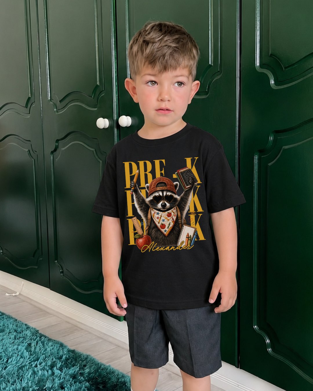Camo Pencil Fifth Grade Youth Tee