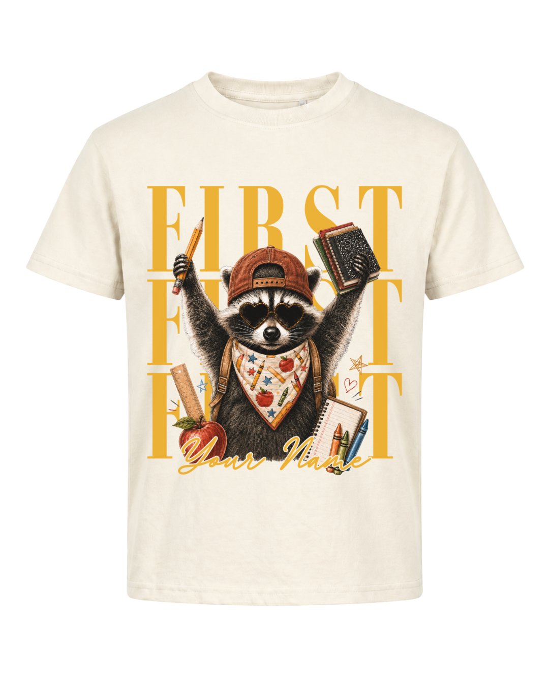 Camo Pencil Fifth Grade Youth Tee