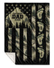 Personalized Best Hunts Dad Smooth Fleece Blanket.jpg