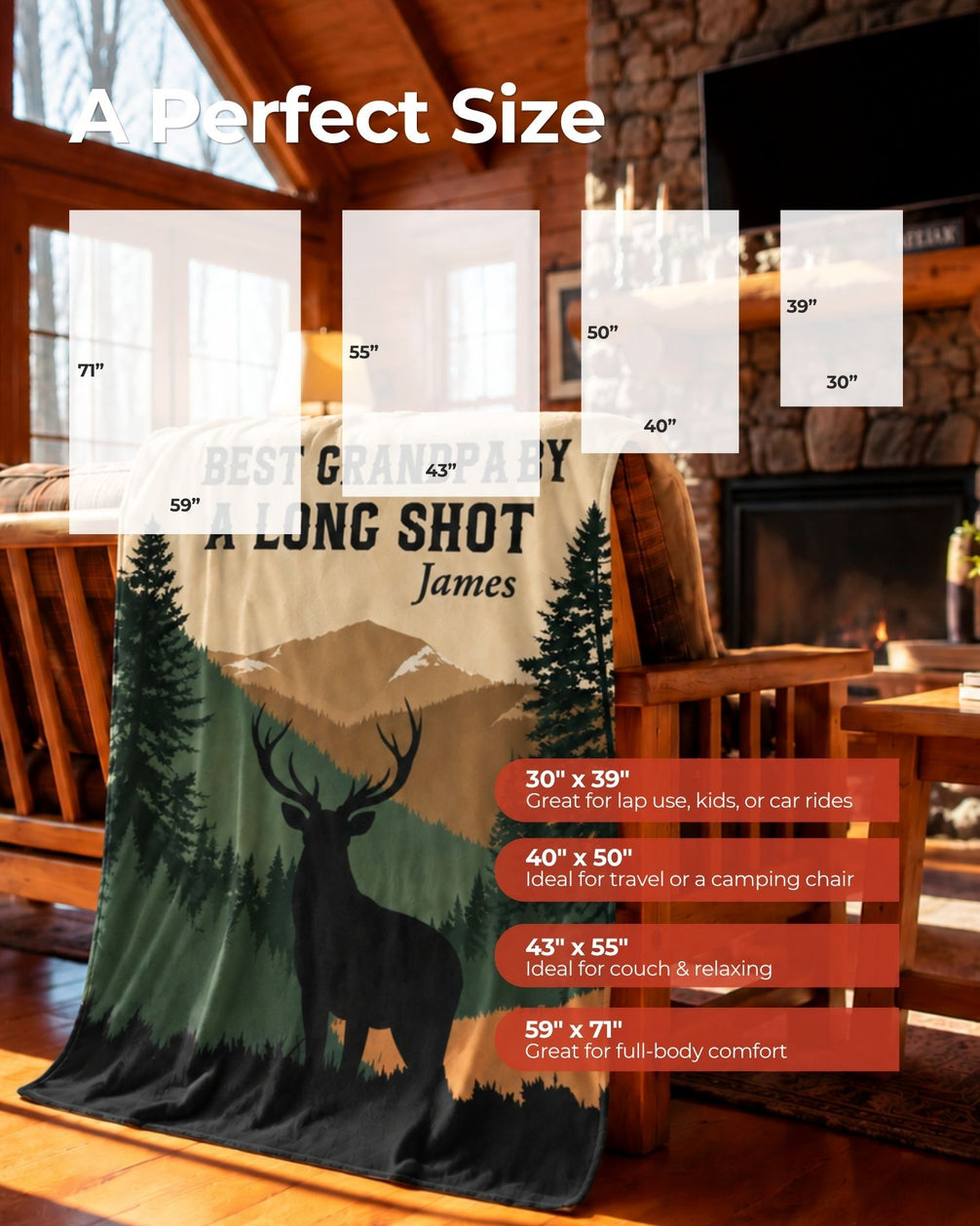 Personalized Best Man By A Long Shot Smooth Fleece Blanket (6).jpg