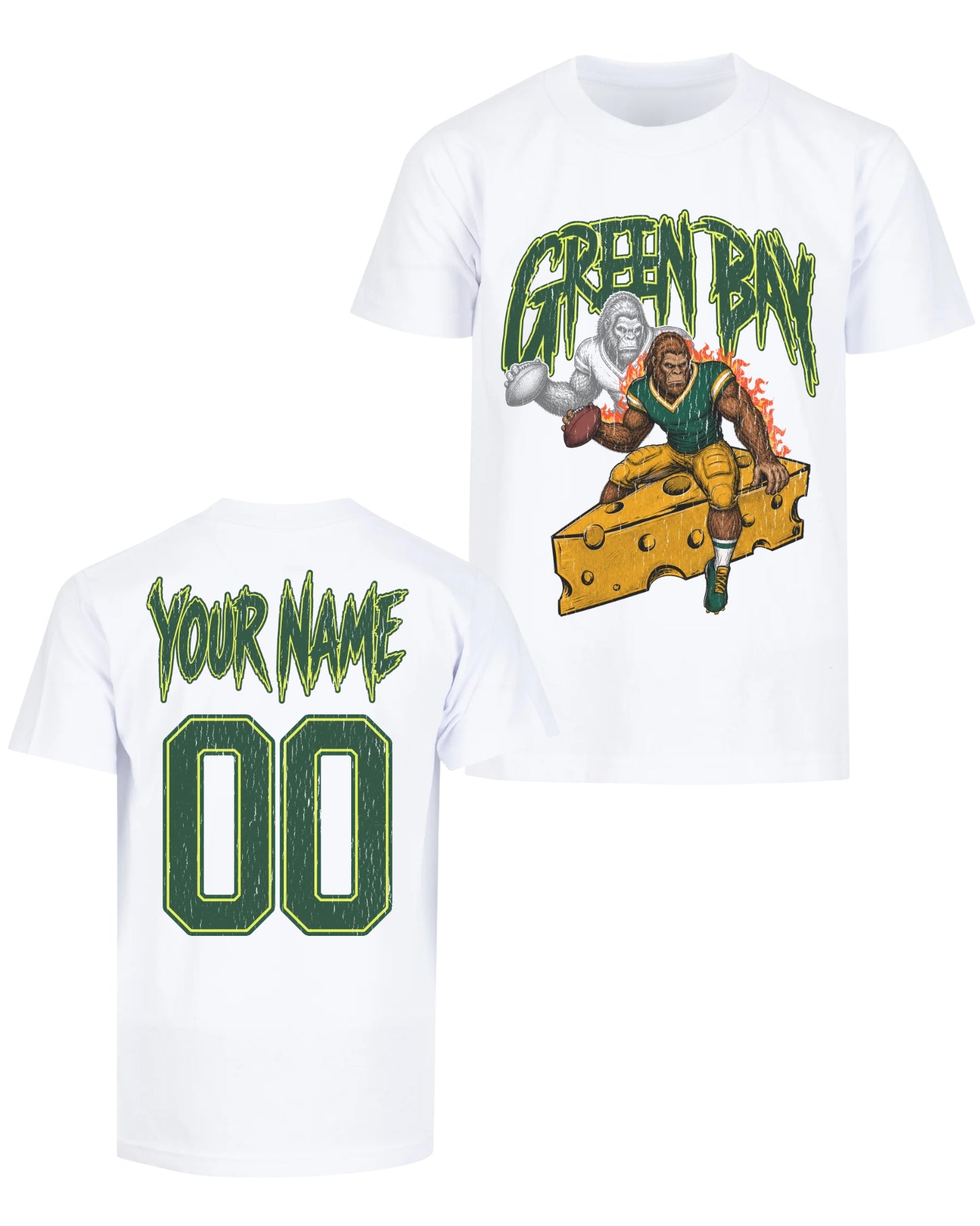 Personalized Green Bay Phantom Inferno Football T-shirt