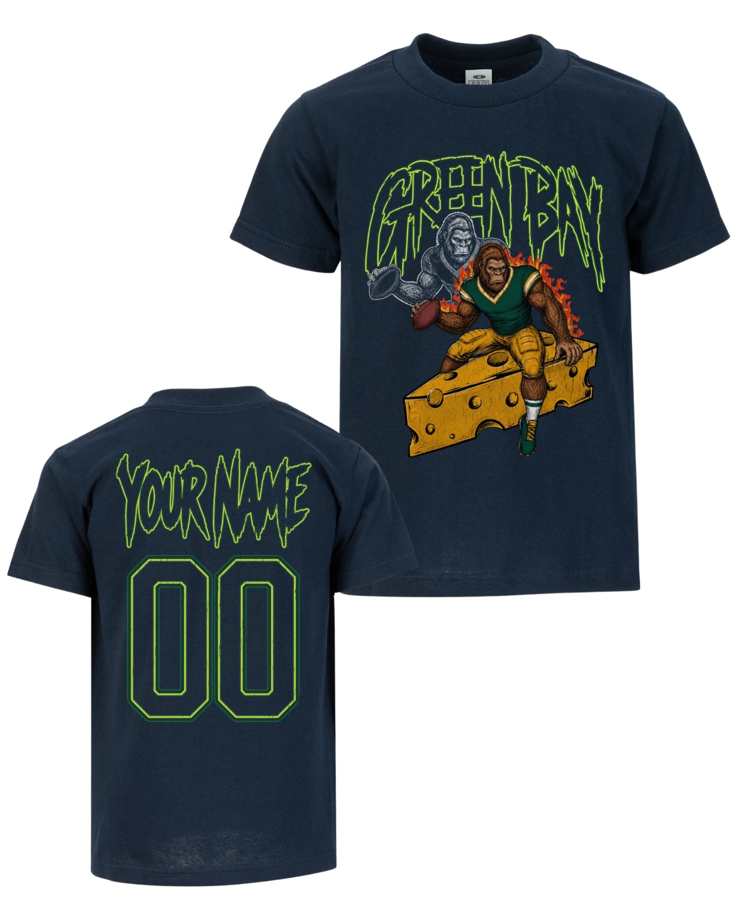 Personalized Green Bay Phantom Inferno Football T-shirt