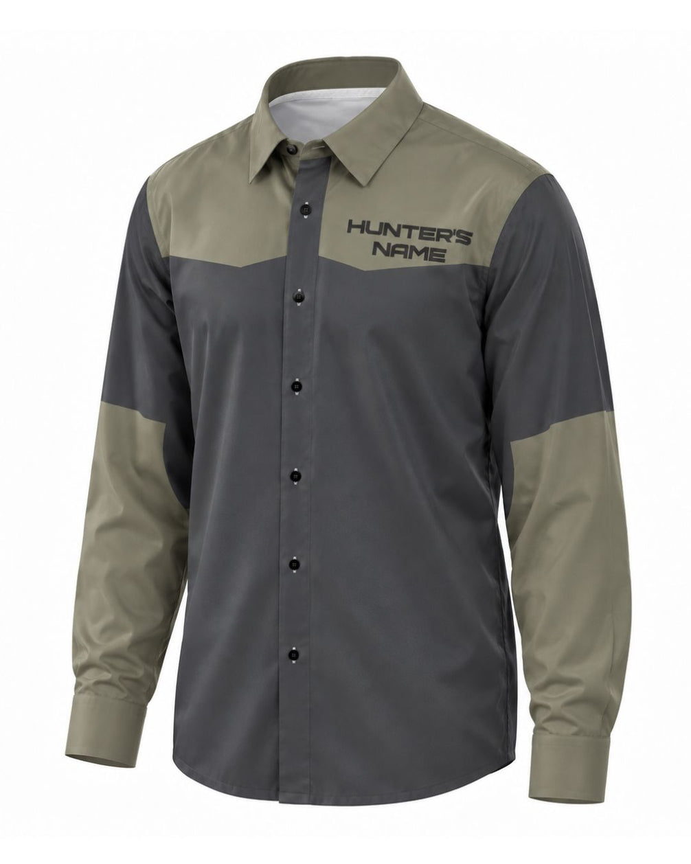 Personalized Hunter's Name Long-sleeve Button Up Shirt (3).jpg