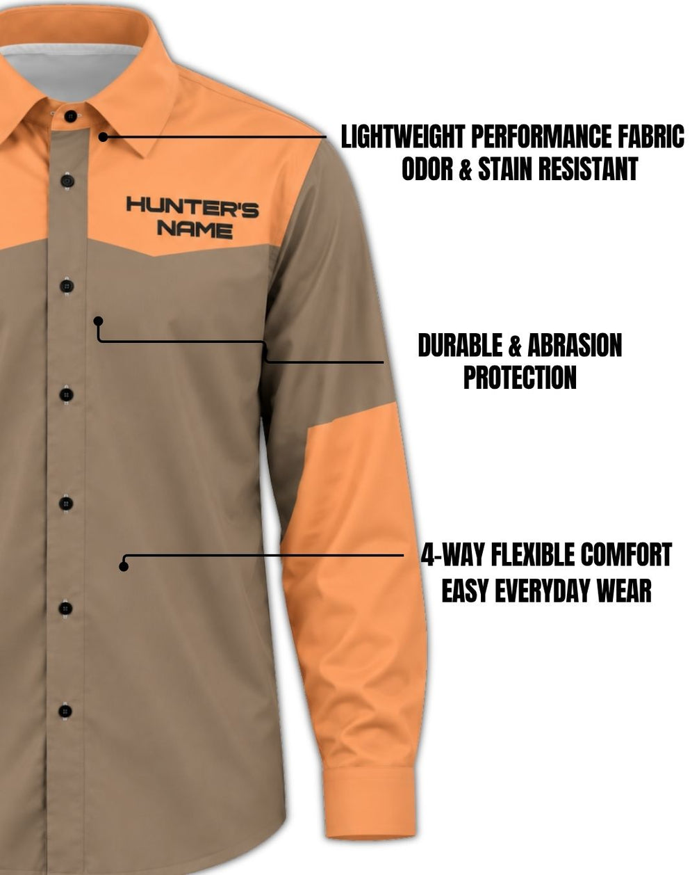 Personalized Hunter's Name Long-sleeve Button Up Shirt (7).jpg