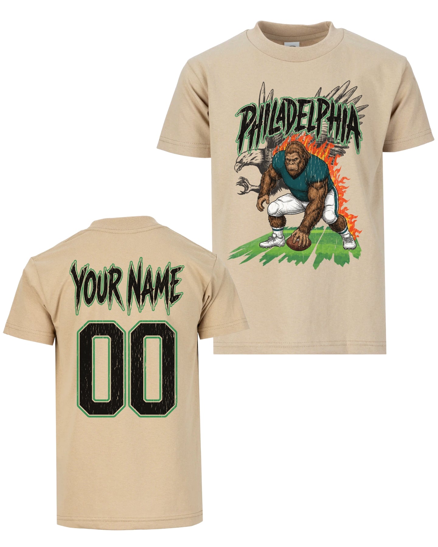 Personalized Philadelphia Phantom Inferno Football T-shirt