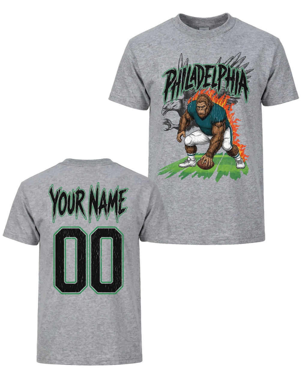 Personalized Philadelphia Phantom Inferno Football T-shirt