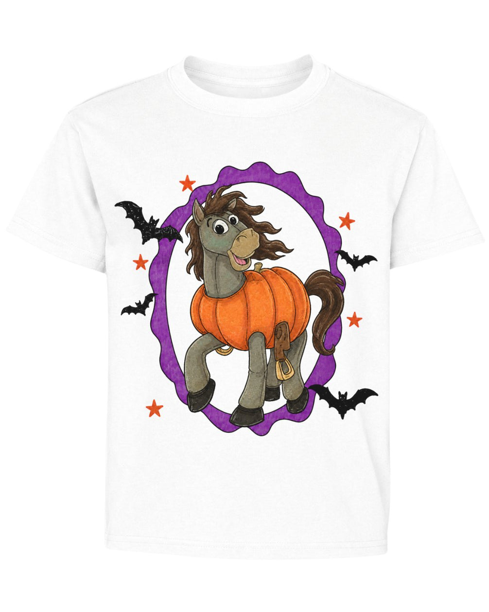 Pony Pumpkin Halloween Youth Tee