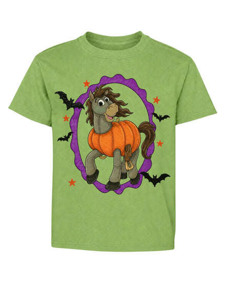 Pony Pumpkin Halloween Youth Tee