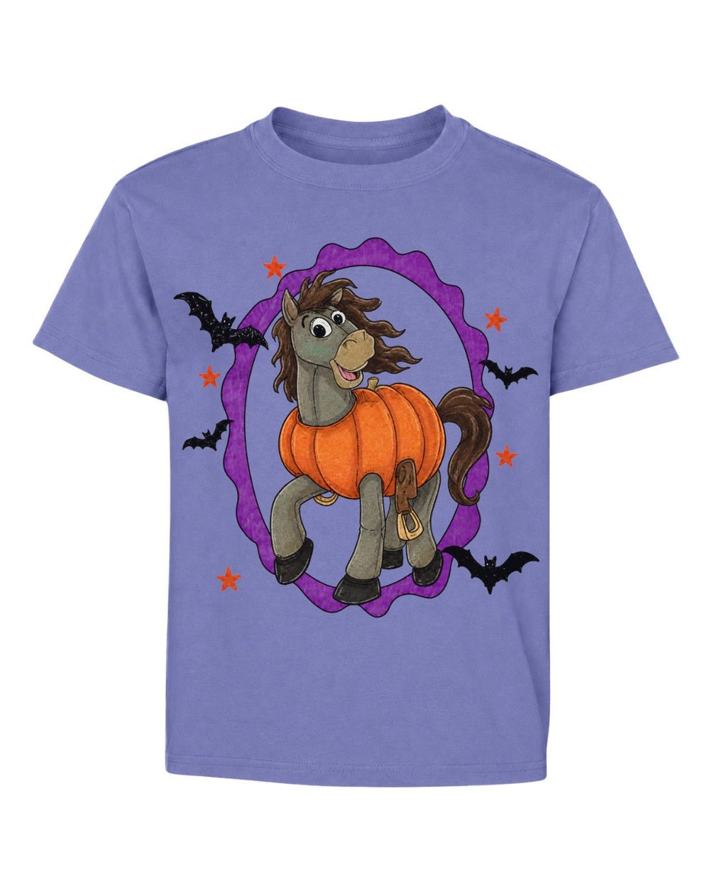 Pony Pumpkin Halloween Youth Tee