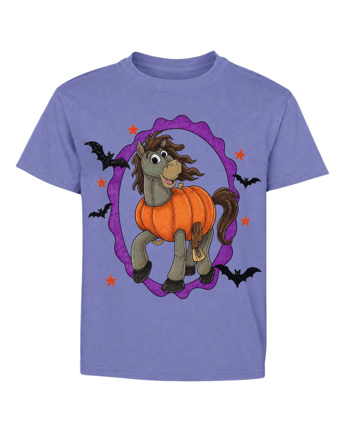 Pony Pumpkin Halloween Youth Tee