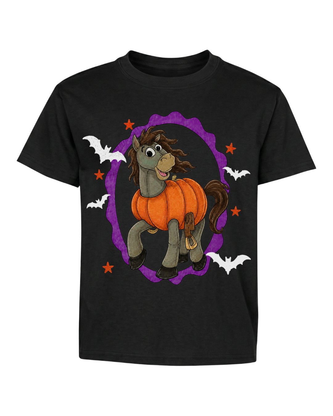 Pony Pumpkin Halloween Youth Tee