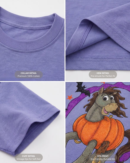 Pony Pumpkin Halloween Youth Tee