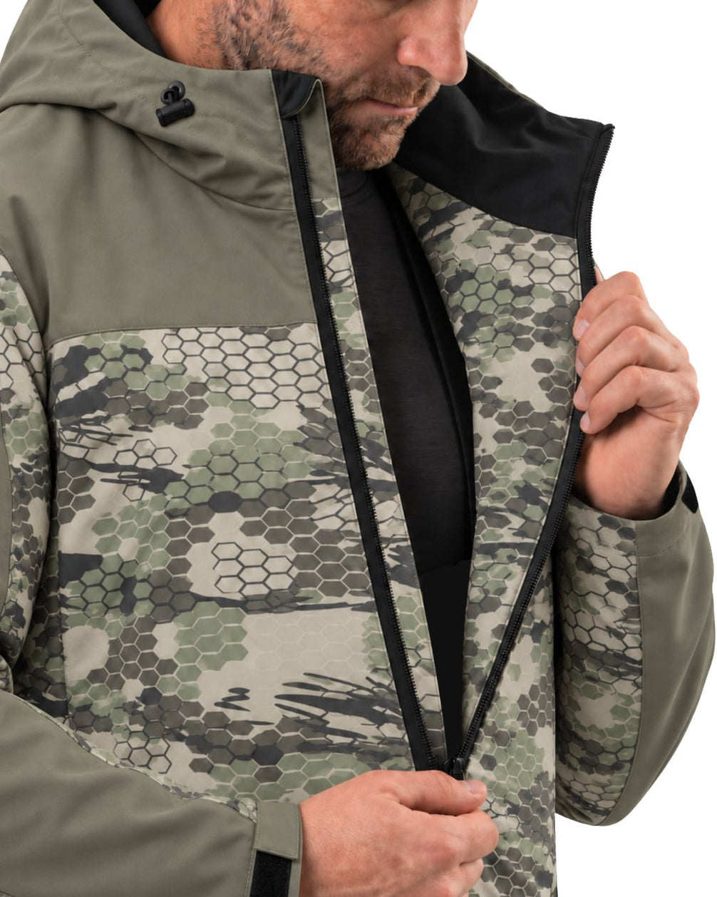 Predator Camo Water‑Resistant Jacket