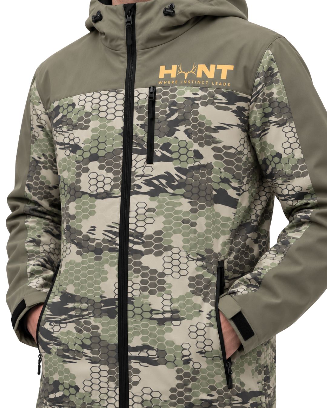 Predator Camo Water‑Resistant Jacket