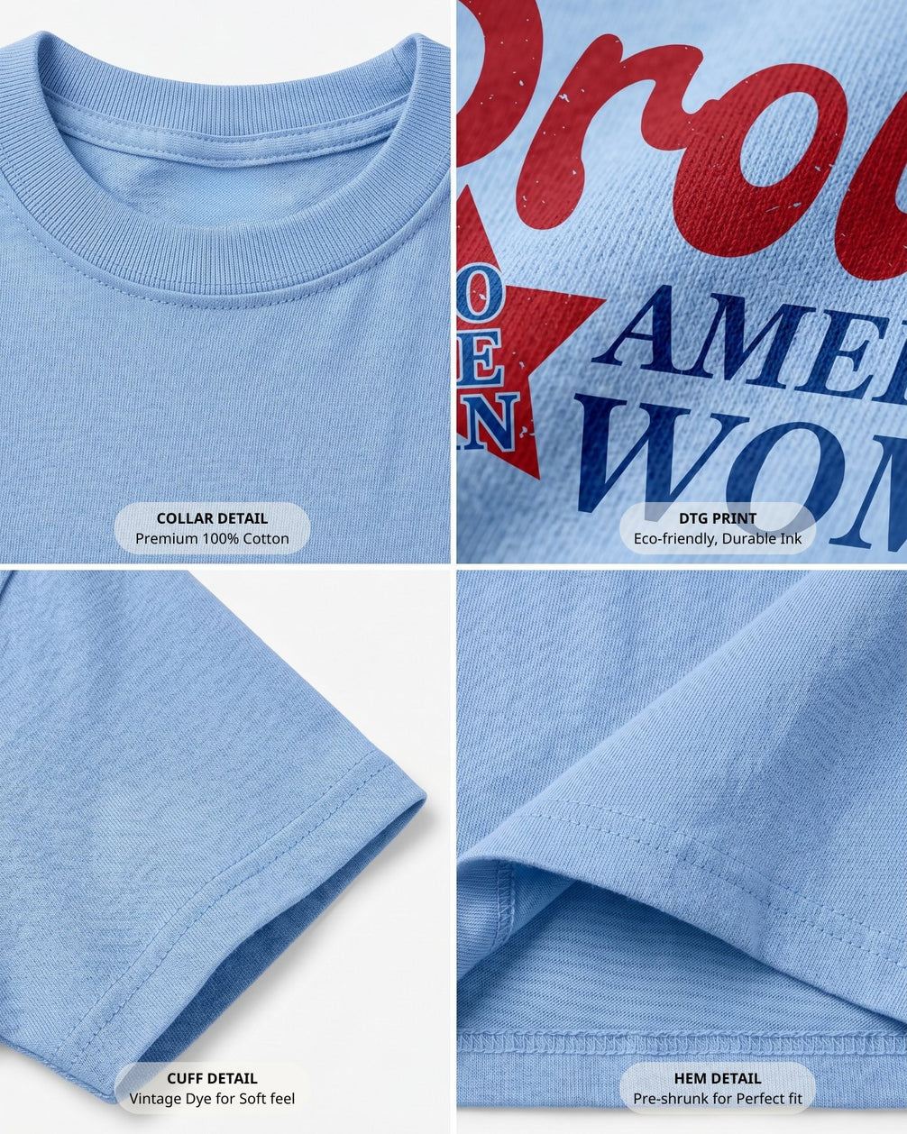 Proud To Be American Woman T-shirt