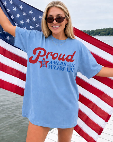 Proud To Be American Woman T-shirt