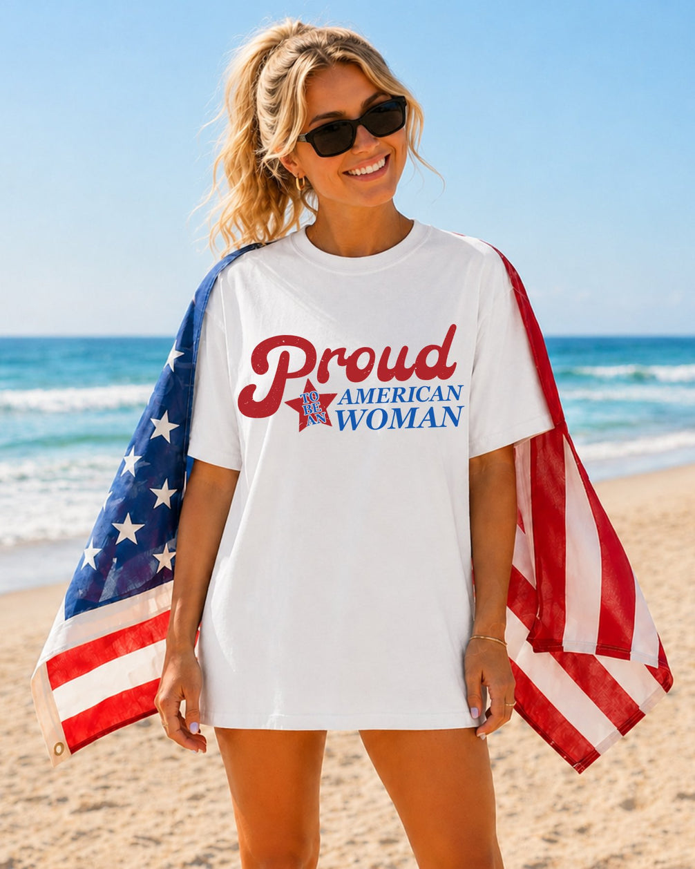 Proud To Be American Woman T-shirt
