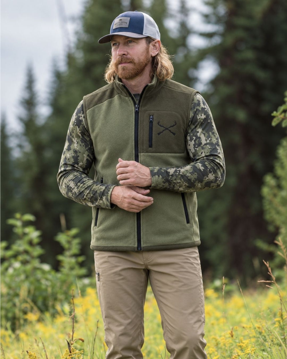 Combo detail - Quacked Up For Christmas Camo Layering Series