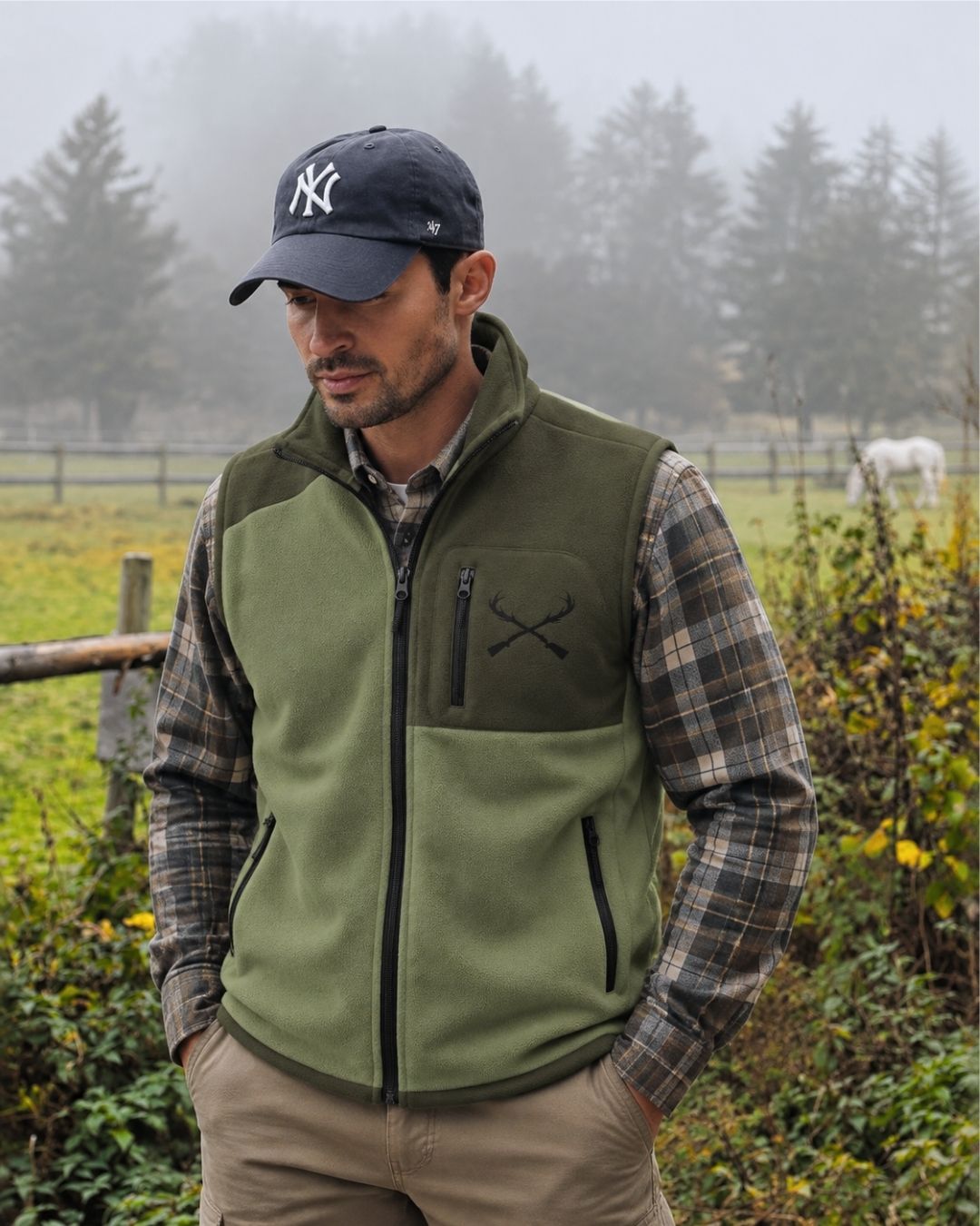 Vest detail - Quacked Up For Christmas Camo Layering Series