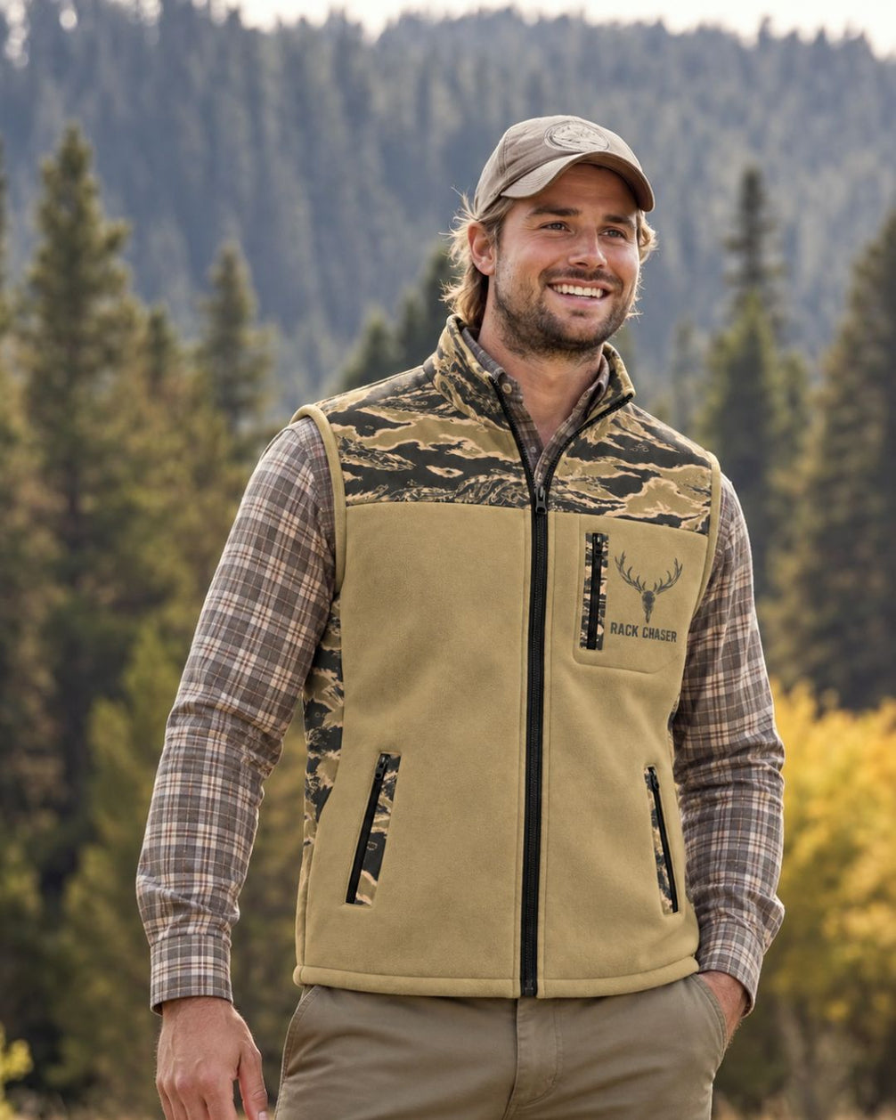 Vest detail - Rack Chaser Camo Layering Series