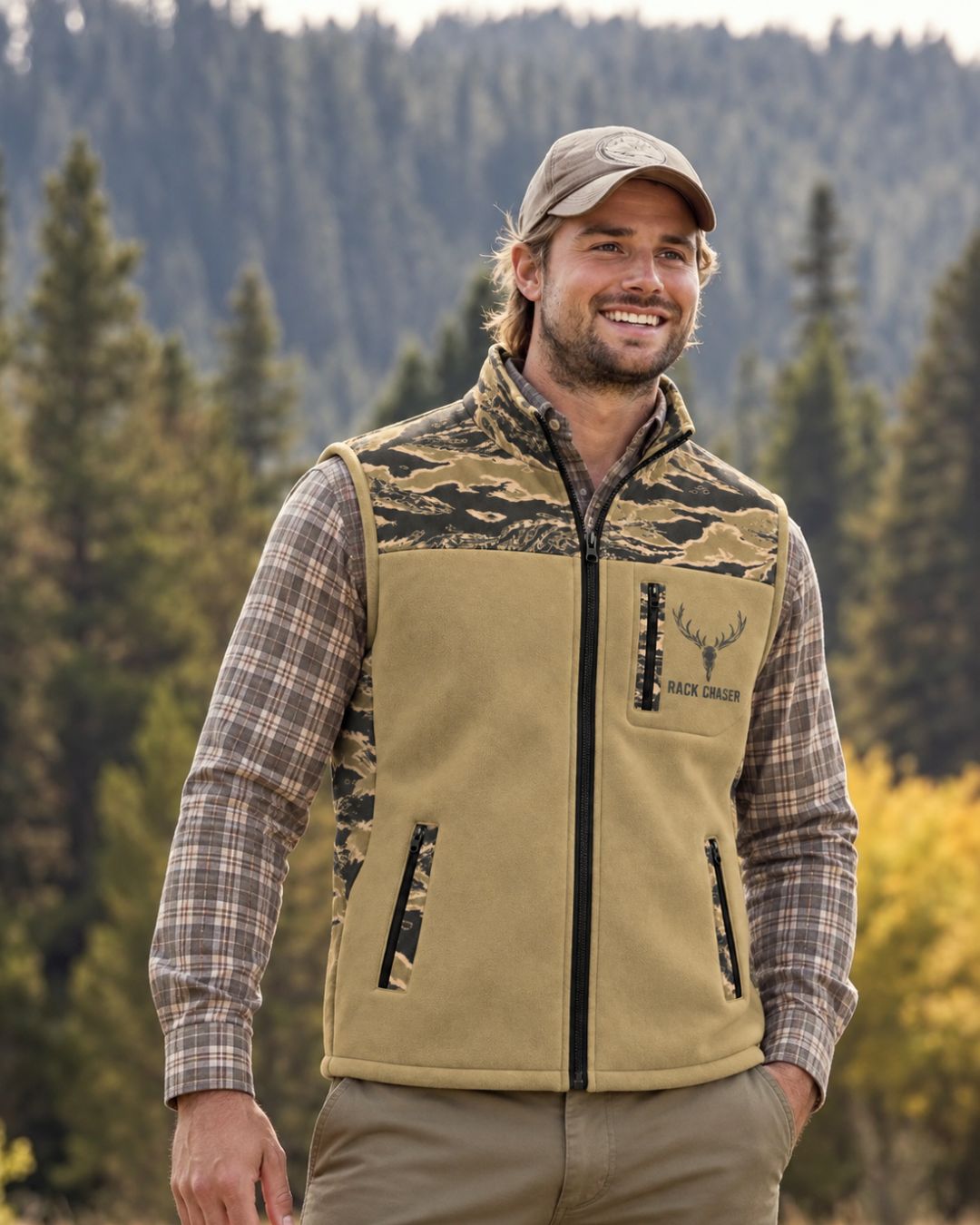 Vest detail - Rack Chaser Camo Layering Series