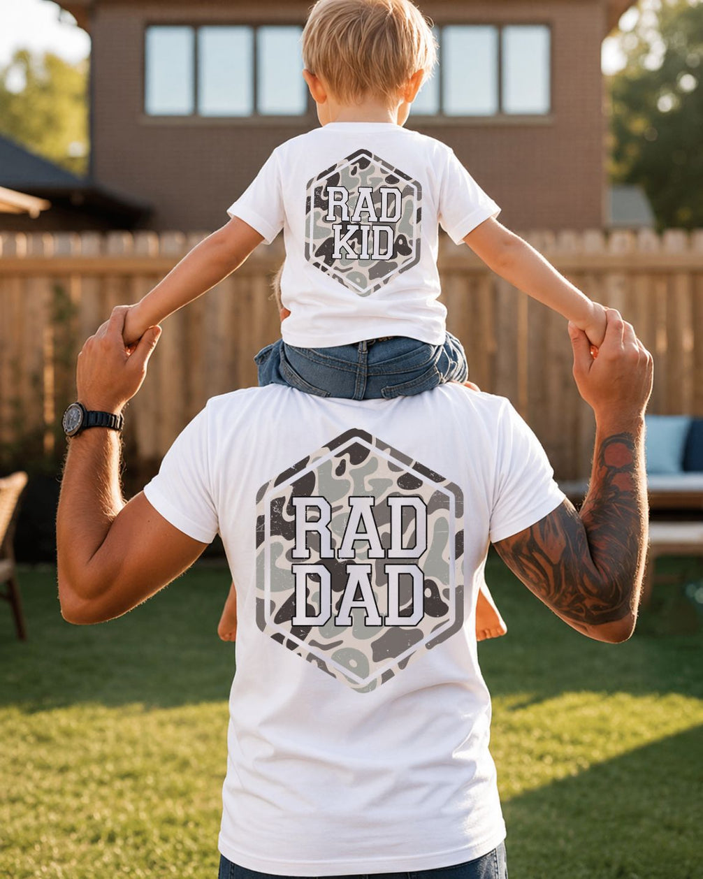 Rad Dad Camouflage T-shirt