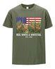 Red, White & Whitetail T-shirt