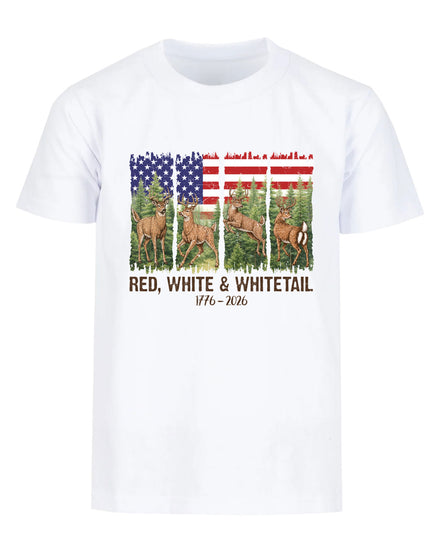 Red, White & Whitetail T-shirt