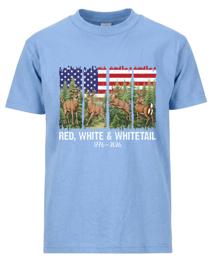 Red, White & Whitetail T-shirt