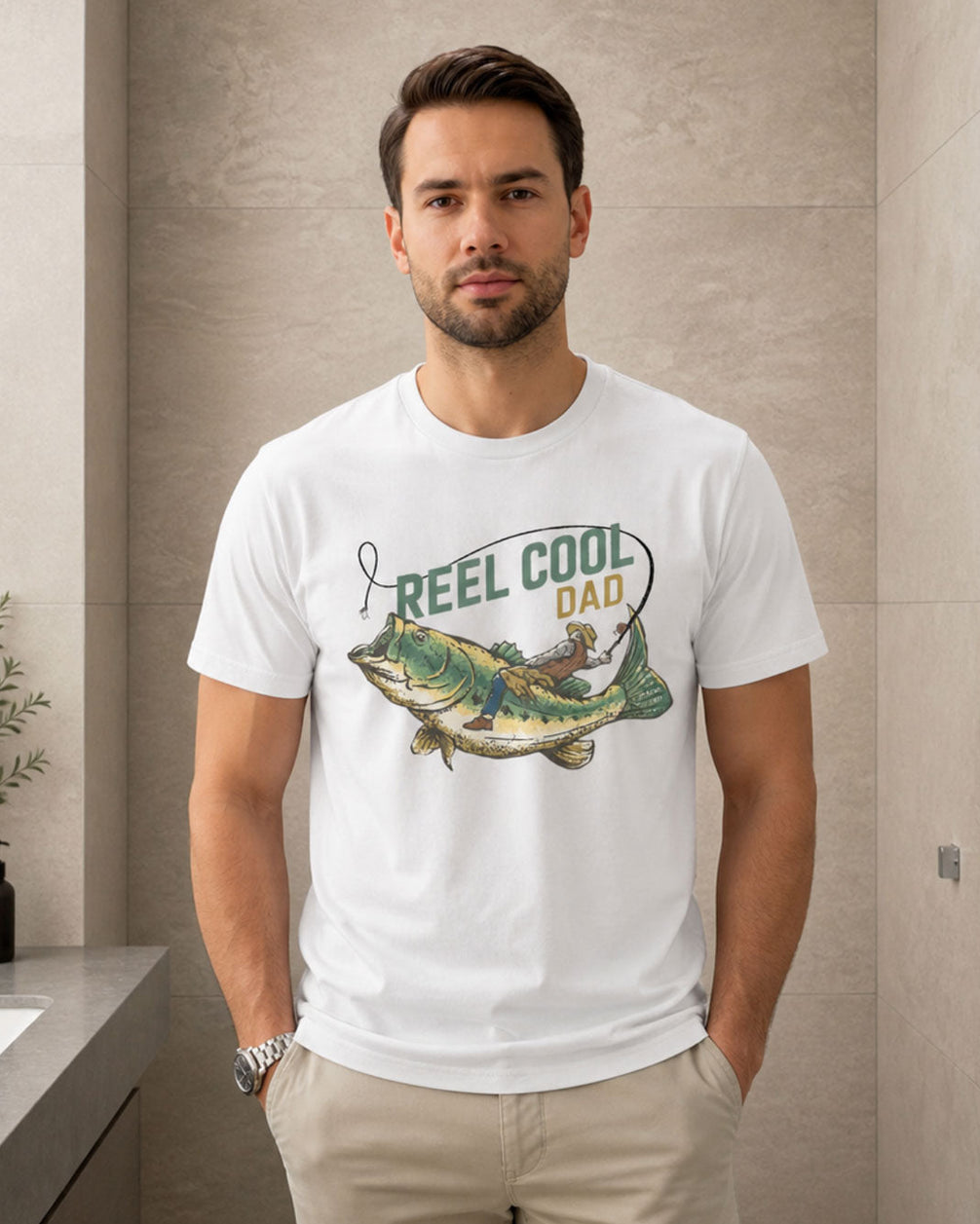 Reel Cool Dad T-shirt