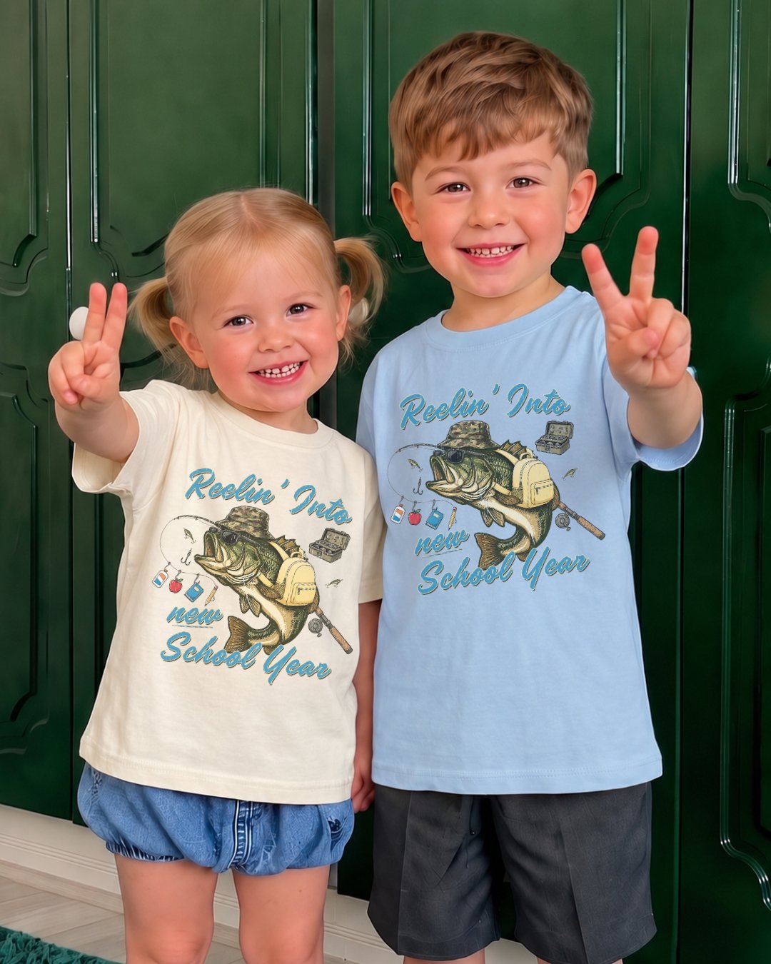 Reelin' Into School Tee