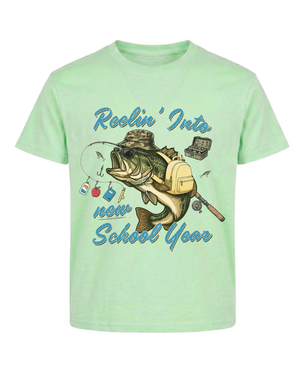 Reelin' Into School Tee