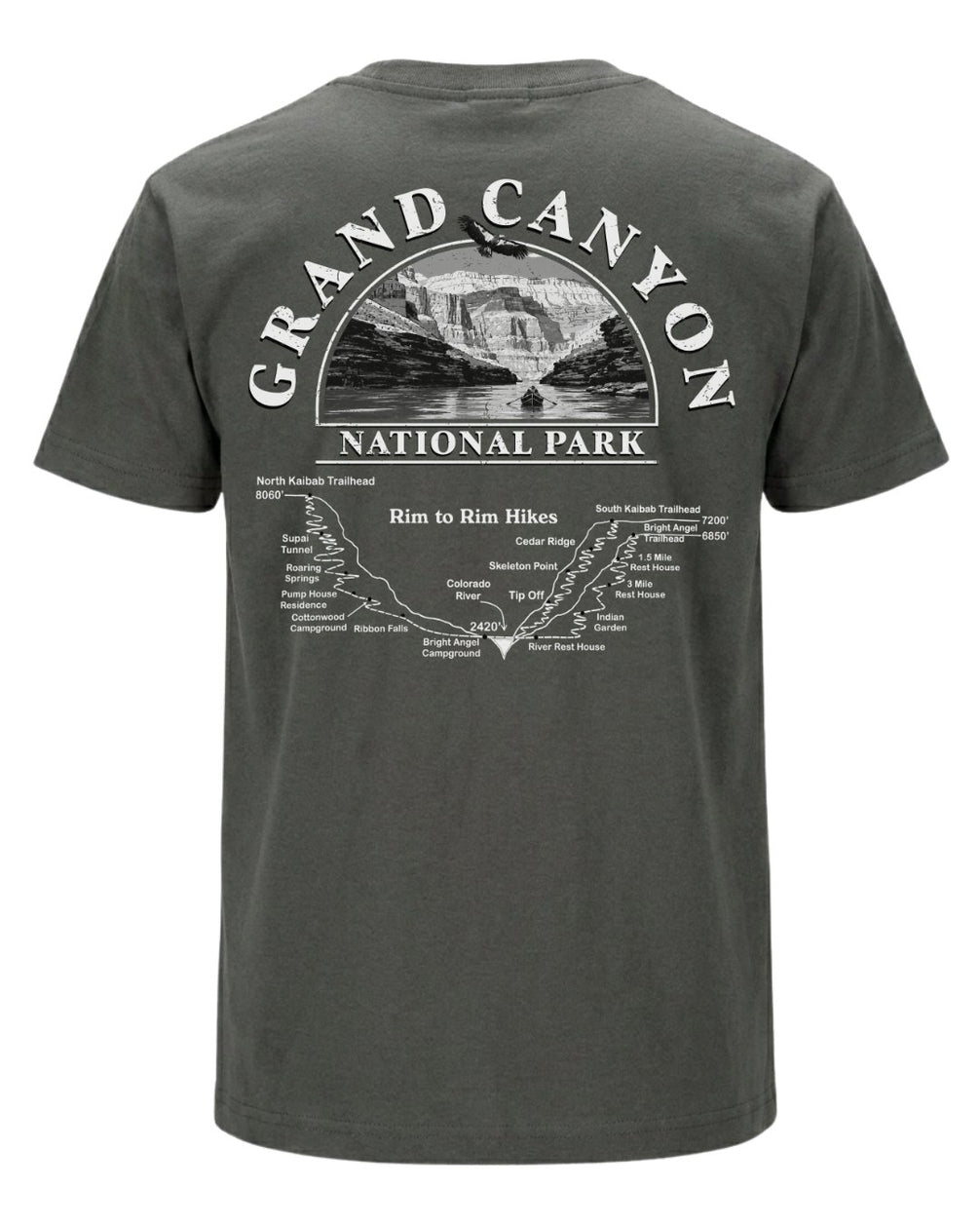 Rim-to-Rim Hikes Grand Canyon T-shirt
