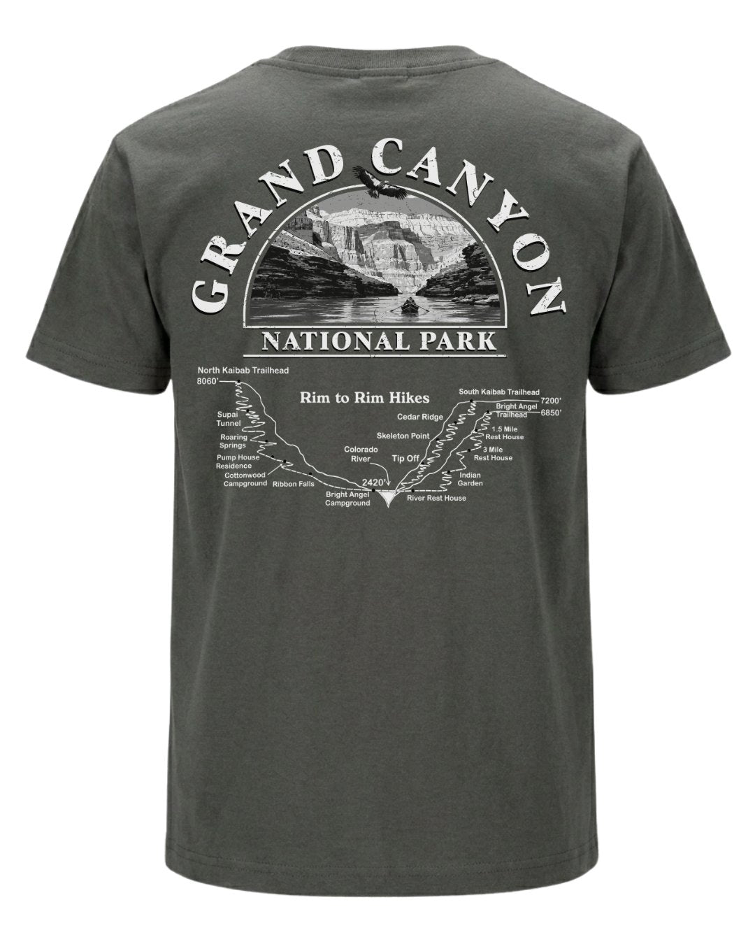 Rim-to-Rim Hikes Grand Canyon T-shirt