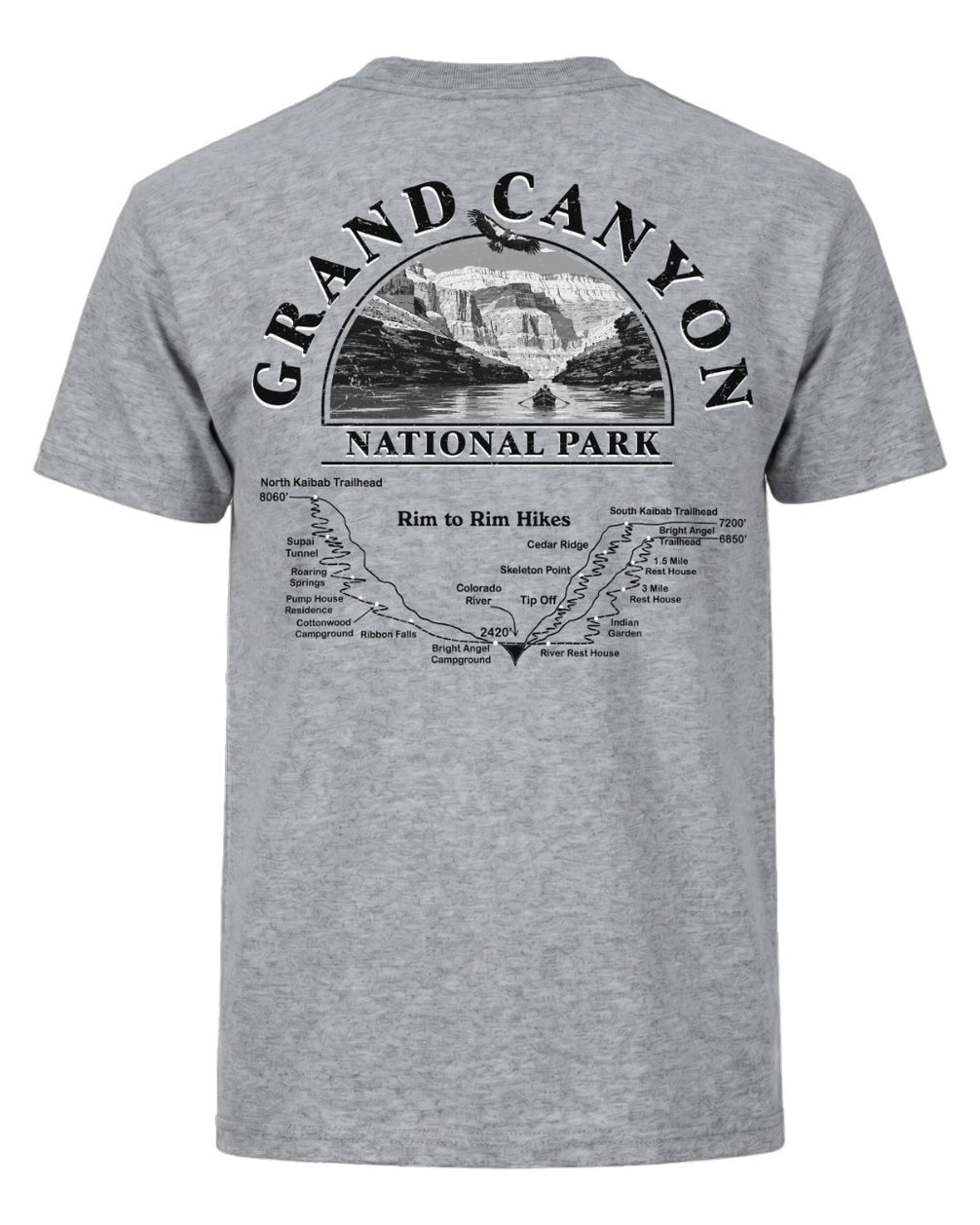 Rim-to-Rim Hikes Grand Canyon T-shirt